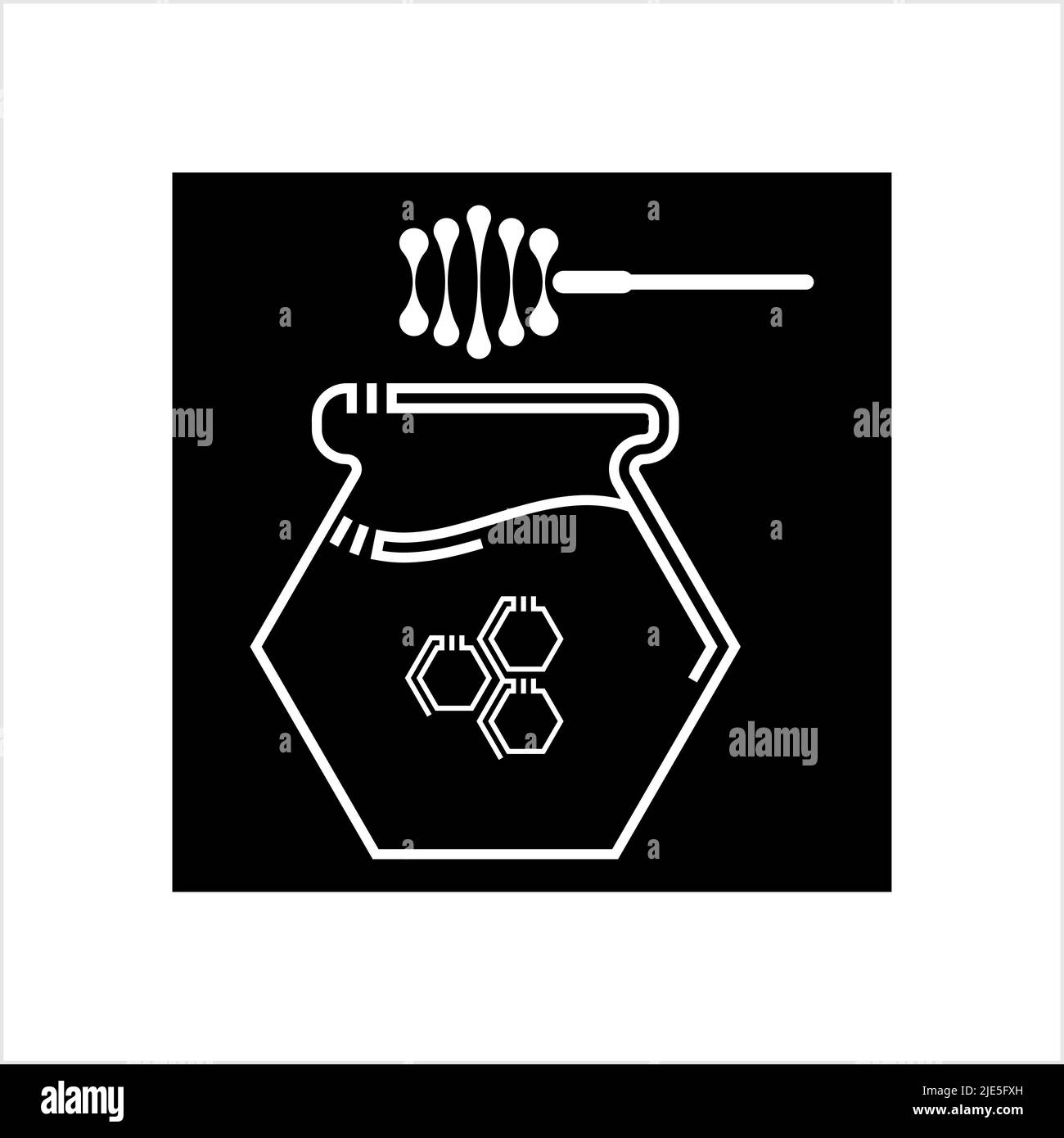 Honey jar clip art Black and White Stock Photos & Images Alamy