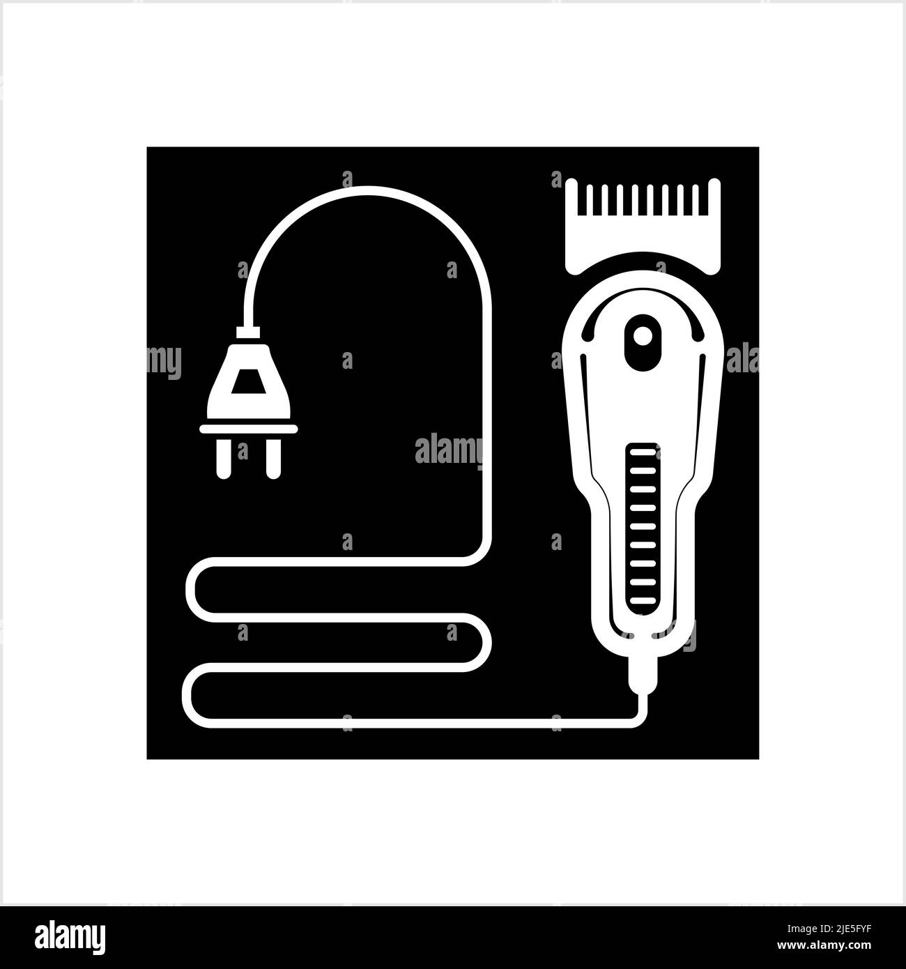 Hair Clipper Icon Vector Art Illustration Stock Vector Image & Art Alamy