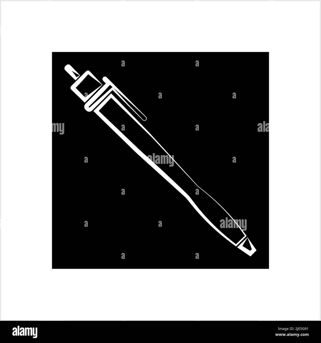 Pen Icon, Creative Design Vector Art Illustration Stock Vector Image ...