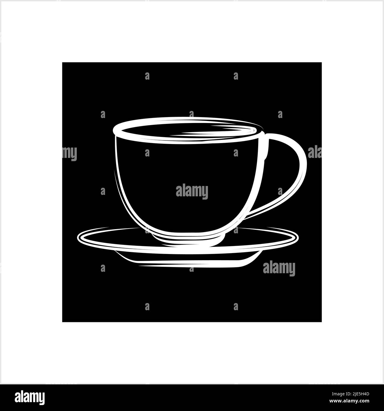 Tea Coffee Cup Design Vector Art Illustration Stock Vector Image & Art