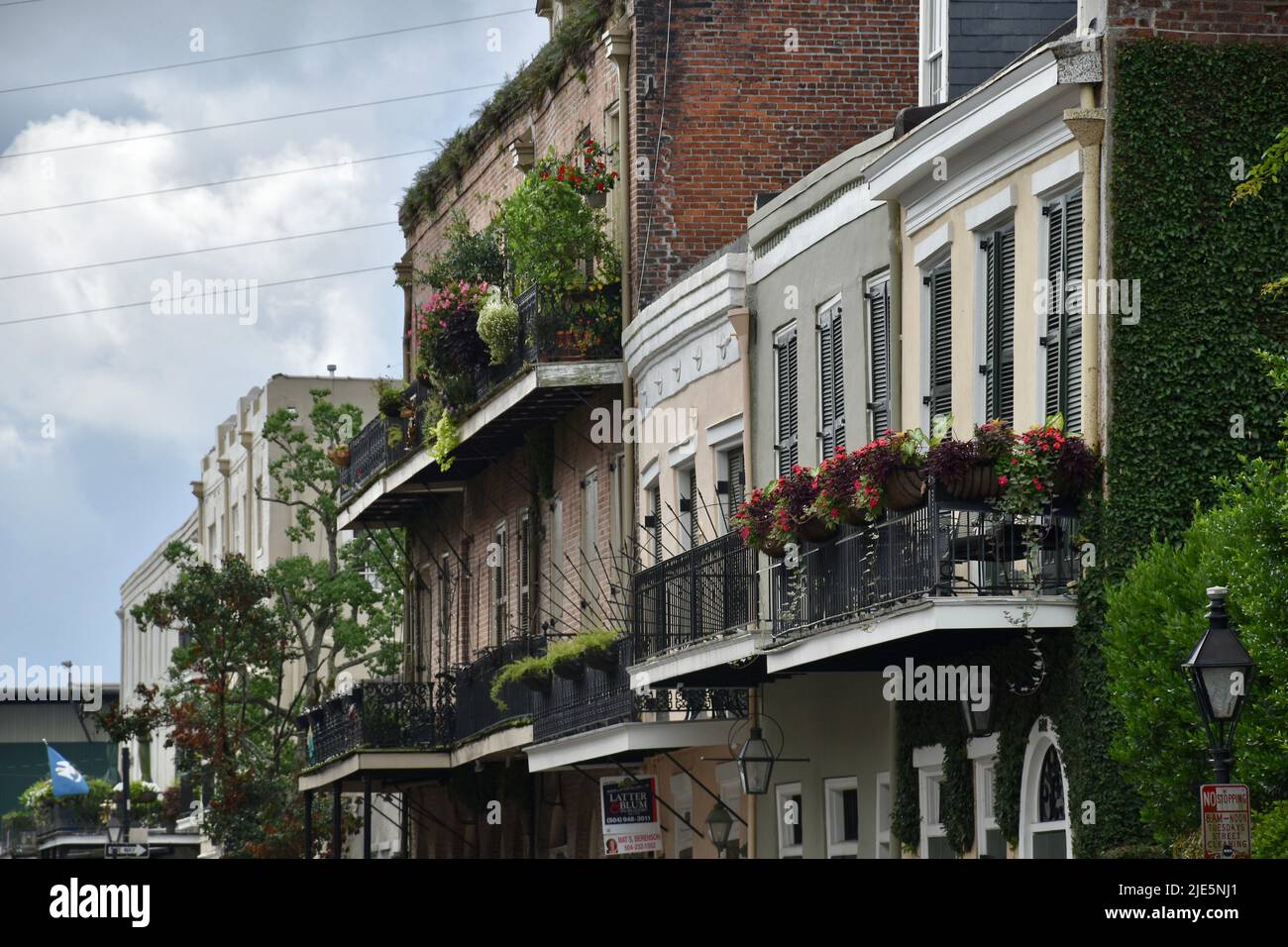 Sights around New Orlean’s historic French Quarter Stock Photo