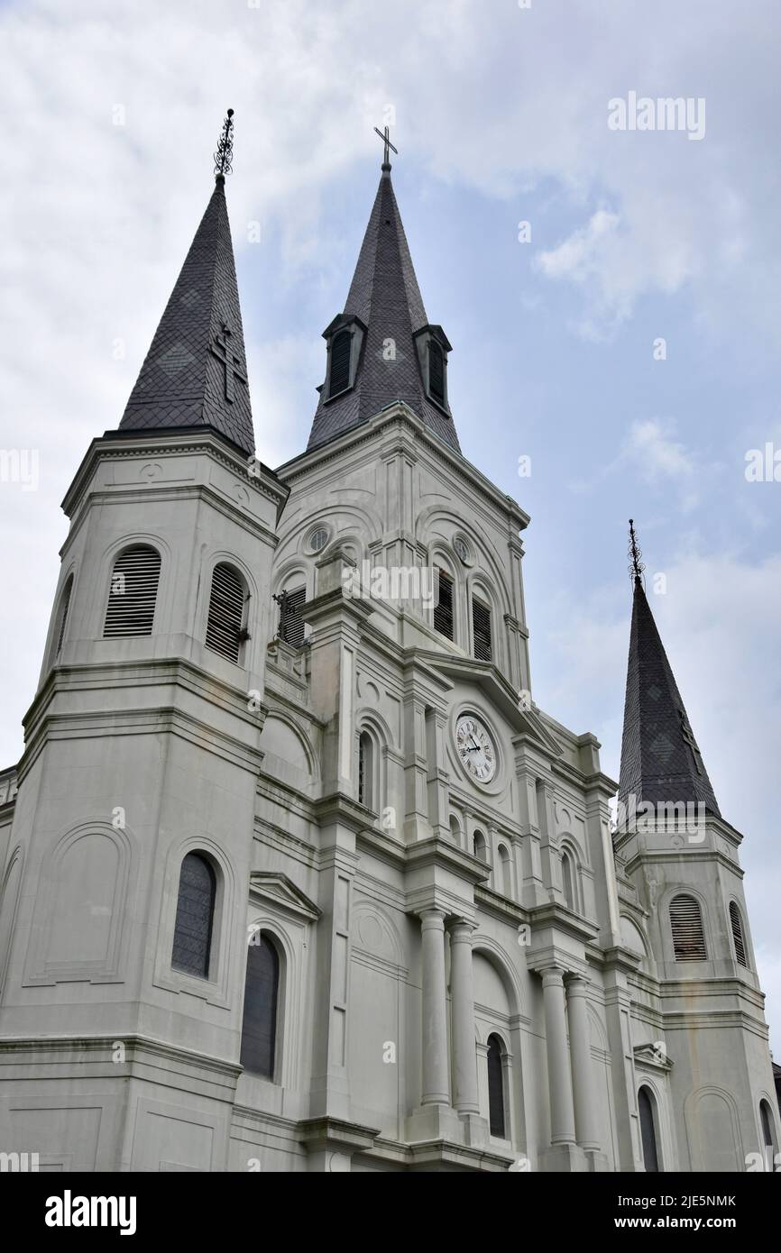 Sights around New Orlean’s historic French Quarter Stock Photo