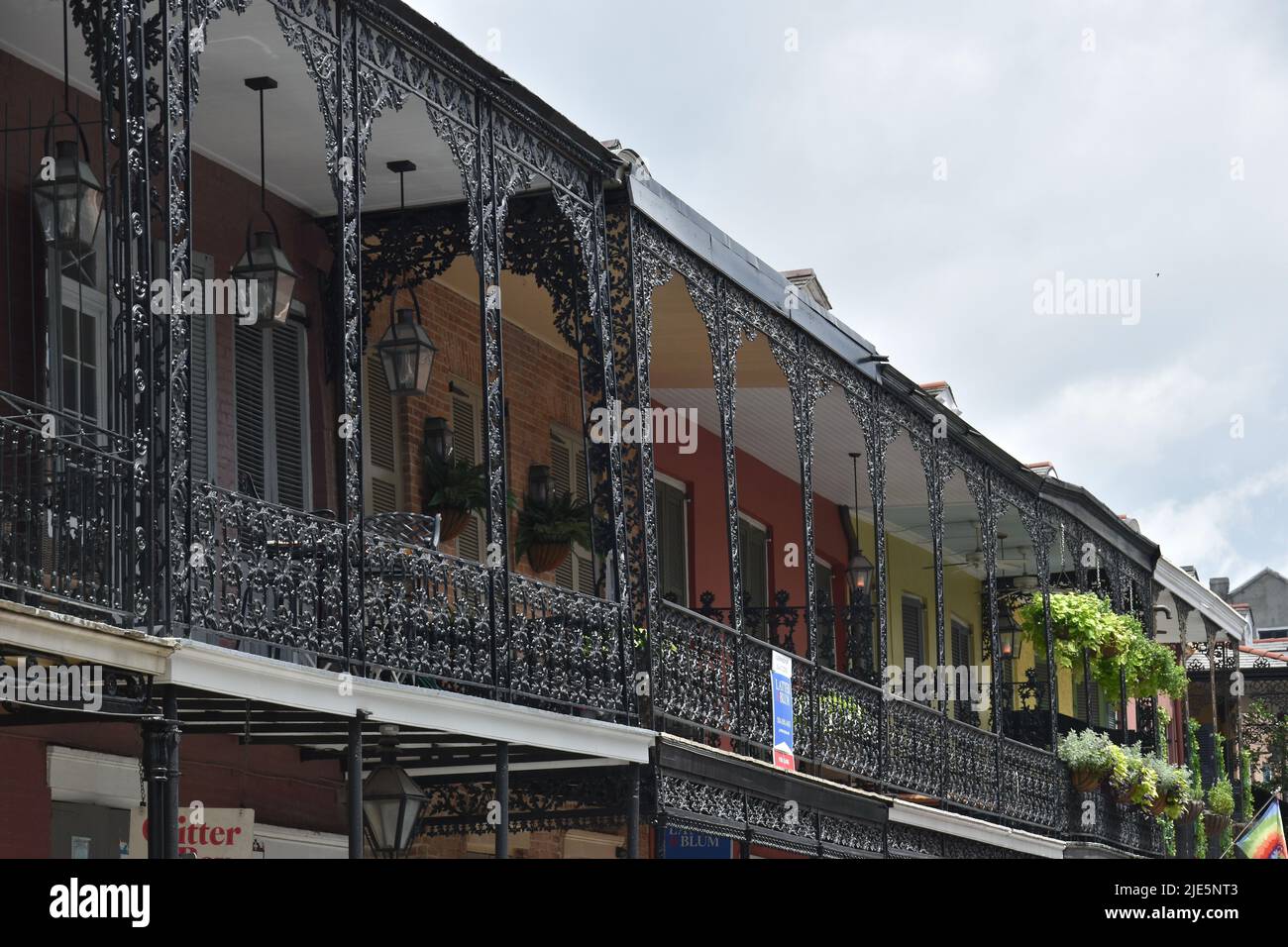 Sights around New Orlean’s historic French Quarter Stock Photo