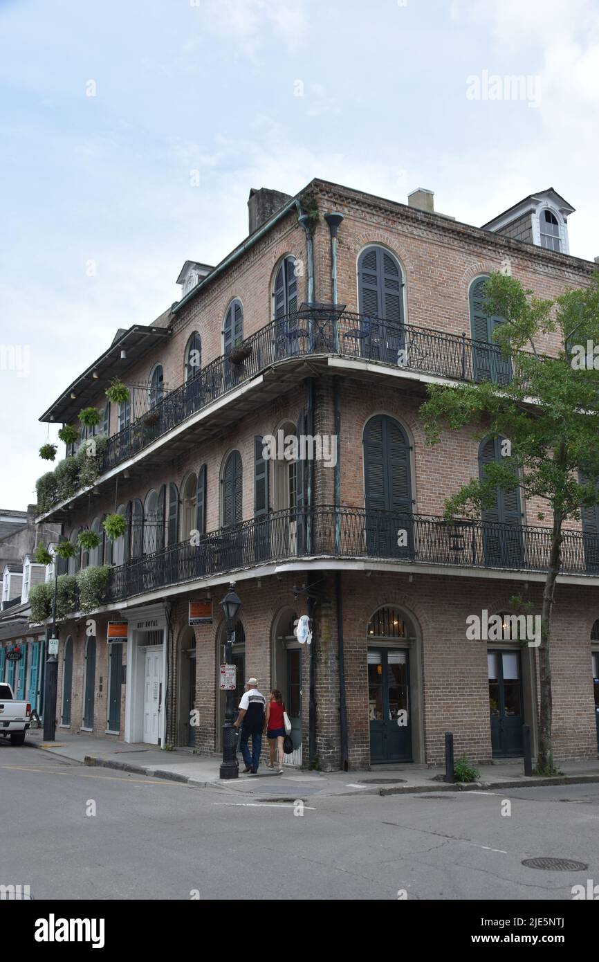 Sights around New Orlean’s historic French Quarter Stock Photo