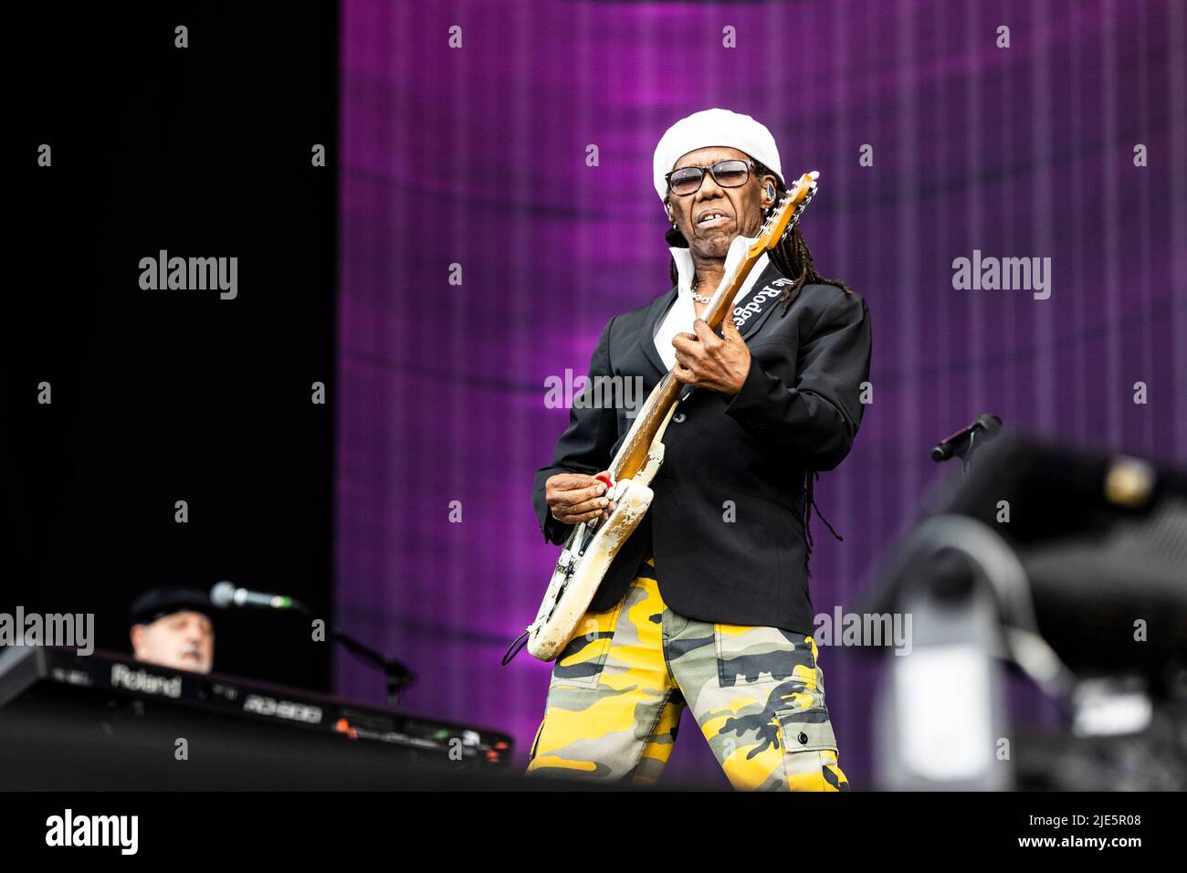 Landgraaf, Netherlands 19 june 2022 Nile Rodgers & Chic live at Pinkpop Festival 2022 © Roberto Finizio/ Alamy Stock Photo