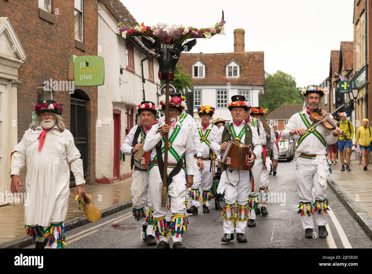 Morris Men Abingdon Stock Photo Alamy