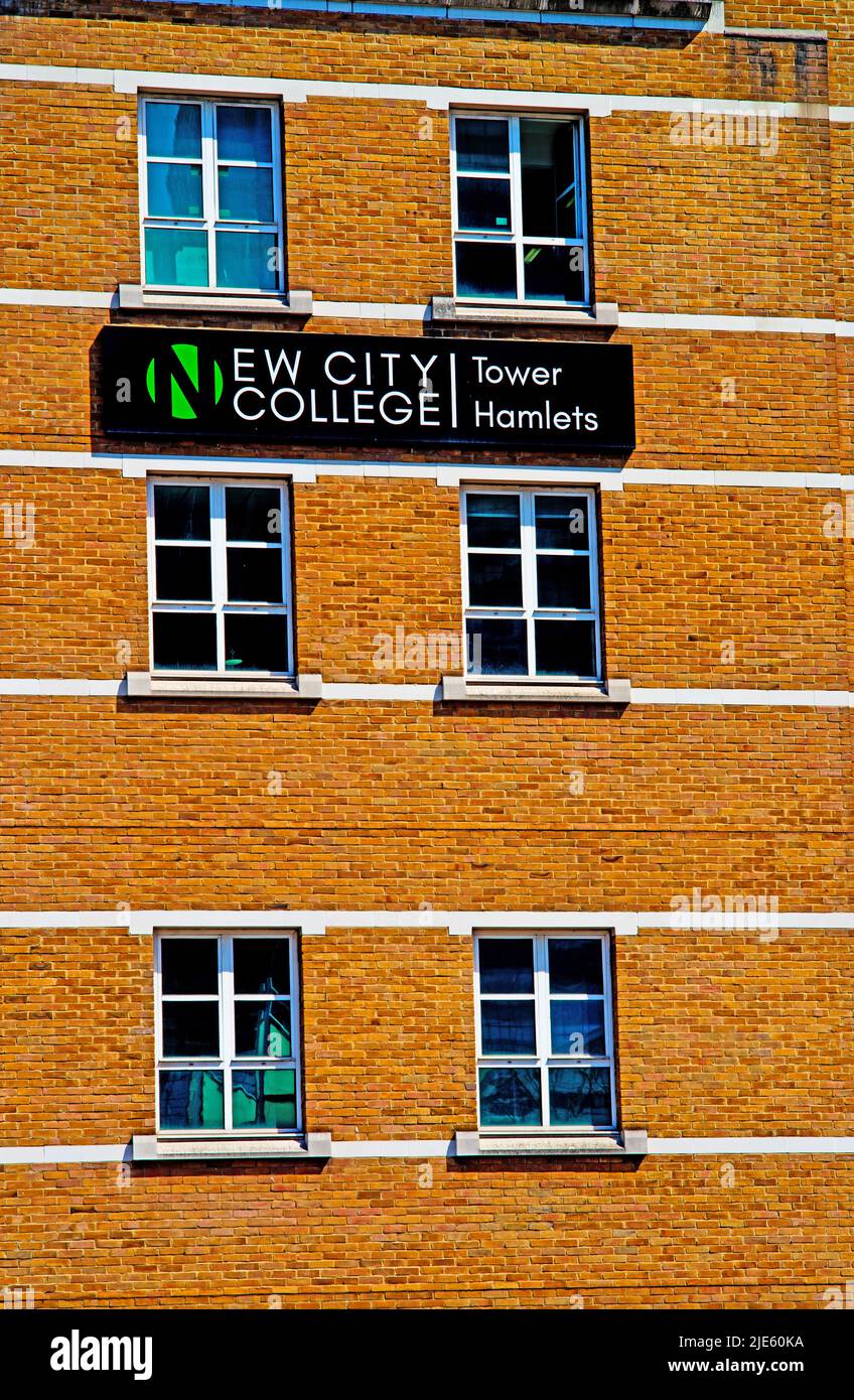 New City College, Tower Hamlets, Poplar, London, England Stock Photo