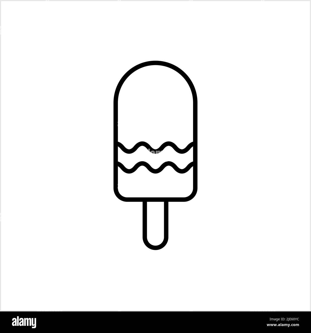 Ice Lolly Icon Vector Art Illustration Stock Vector Image & Art Alamy