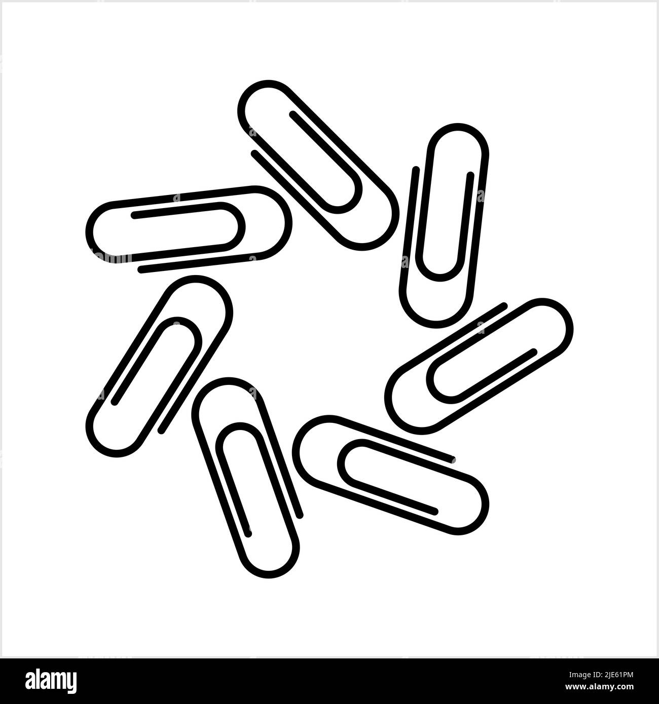 Paper Clip Icon Vector Art Illustration Stock Vector Image & Art Alamy