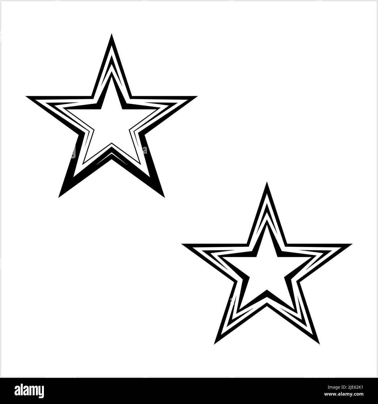 Star Shape Icon Design Vector Art Illustration Stock Vector Image & Art ...