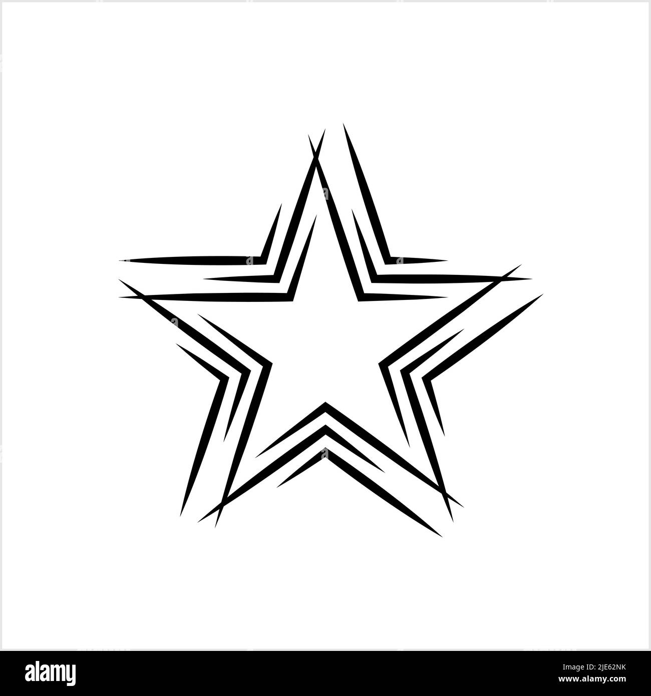 Star Shape Icon Design Vector Art Illustration Stock Vector Image & Art ...