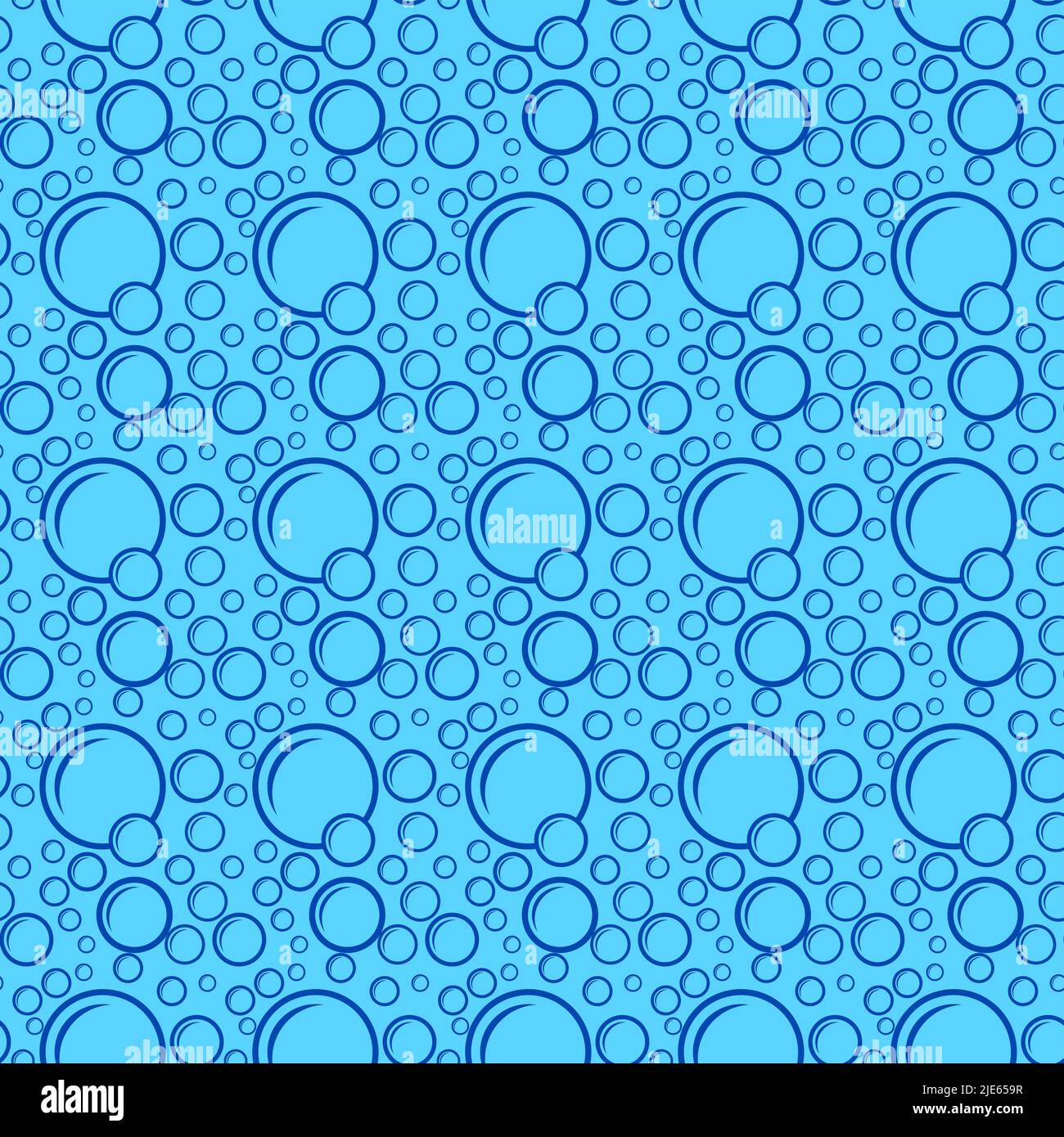 Bubble Icon Seamless Pattern Vector Art Illustration Stock Vector Image ...