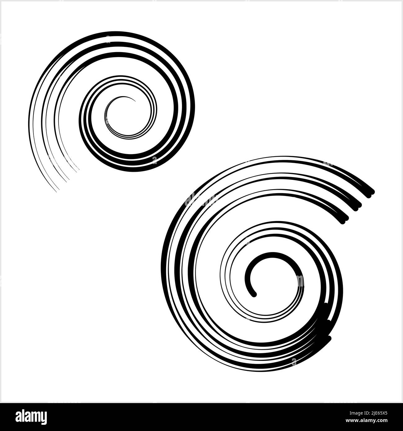 Spiral Design, Spiral Shape Vector Art Illustration Stock Vector Image
