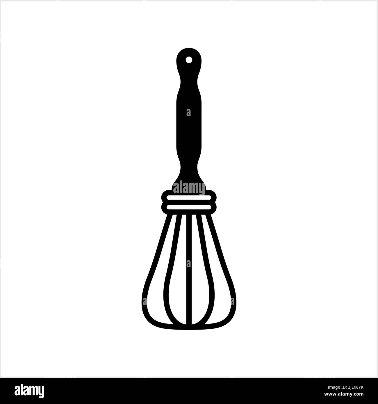 Beater Icon, Whisk Icon Vector Art Illustration Stock Vector Image ...