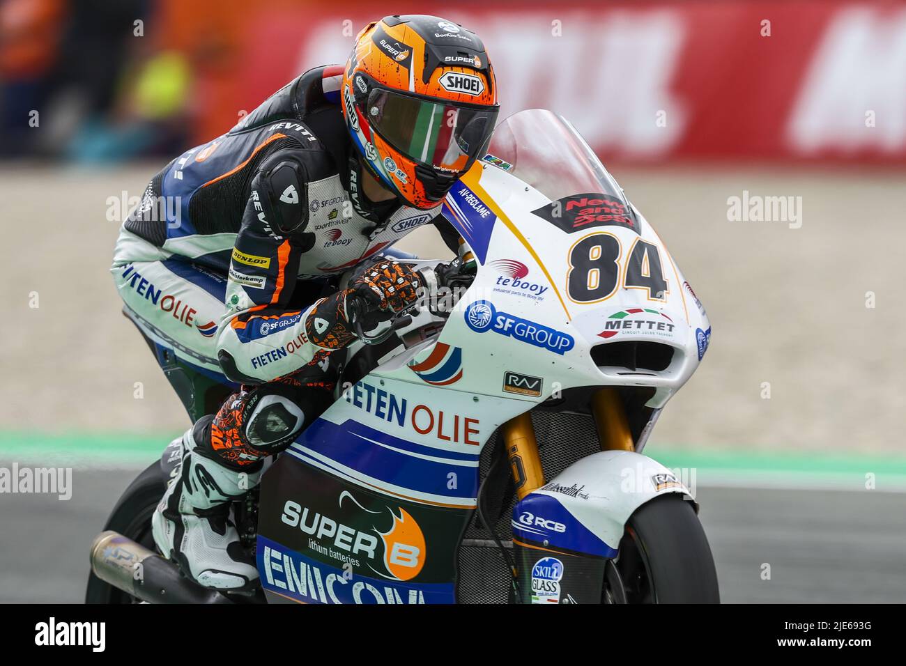 ASSEN Zonta Van Den Goorbergh (NED) on his Kalex in action during Moto2 qualifying on June 25 ASSEN Zonta Van Den Goorbergh (NED) on his Kalex in action during Moto2 qualifying on June 25