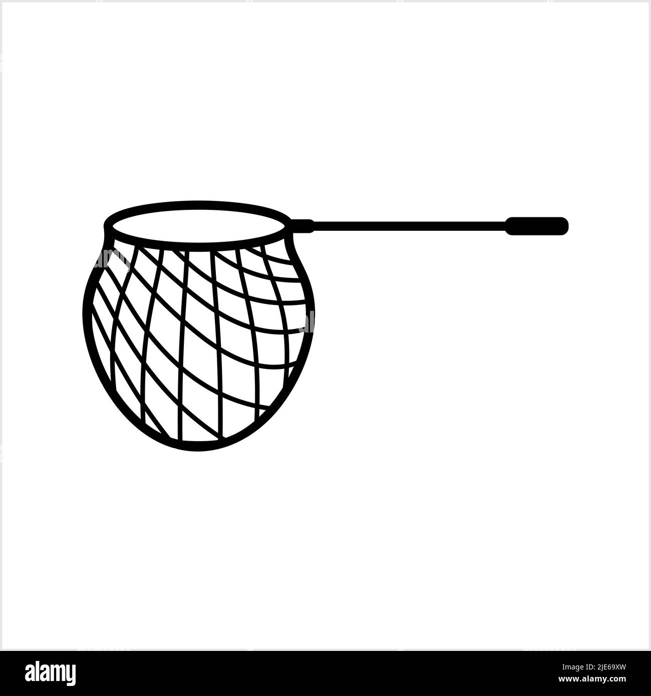 Fishing Net Icon Vector Art Illustration Stock Vector Image & Art Alamy