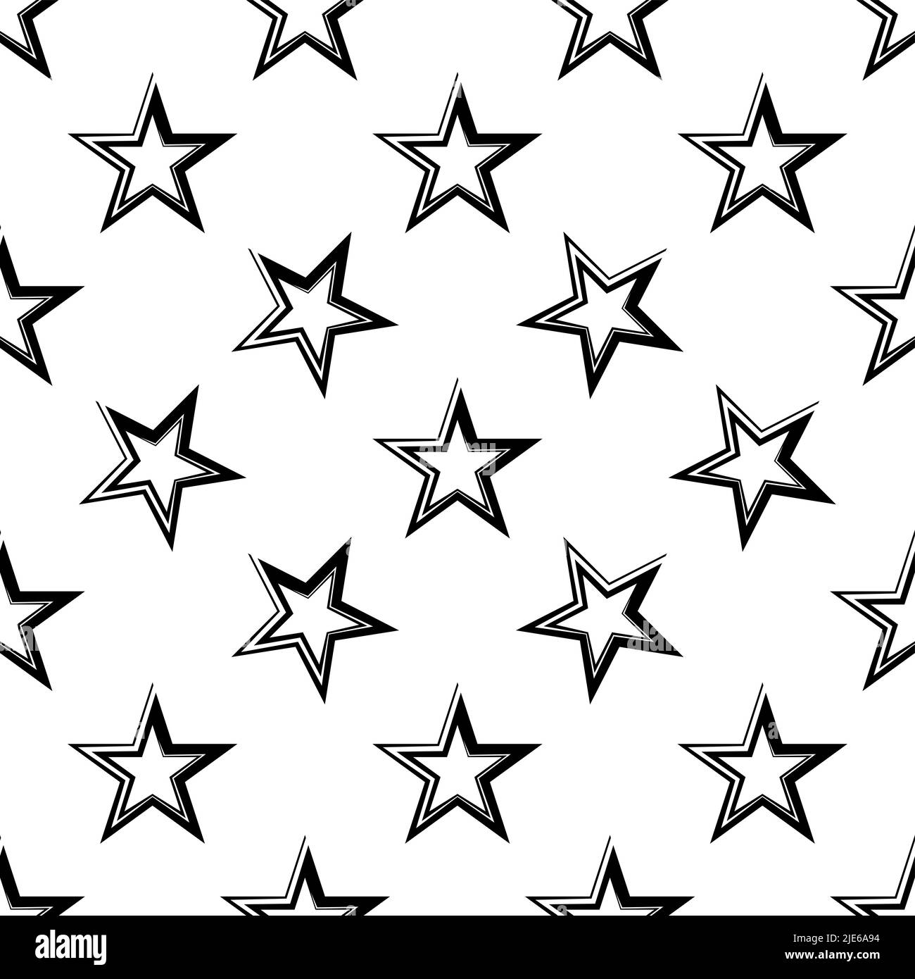 Star Shape Icon Seamless Pattern Vector Art Illustration Stock Vector ...