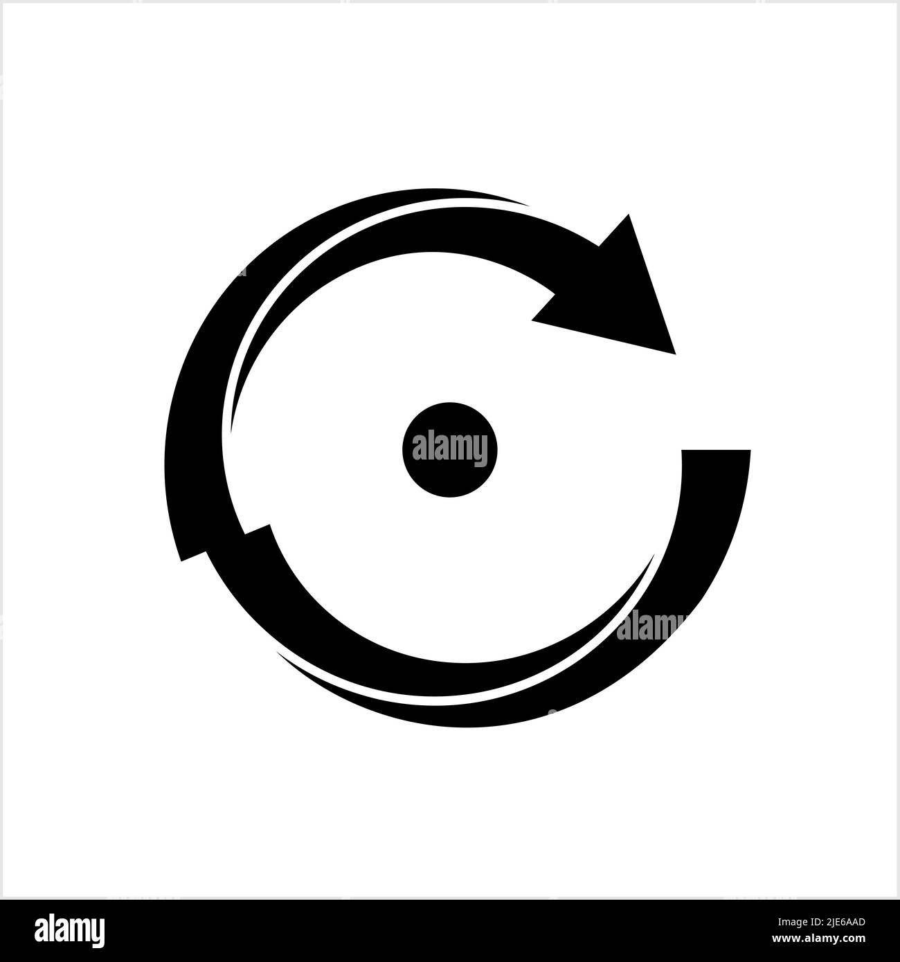 Spin Icon, Rotation Icon, Circular Spinning Icon Vector Art