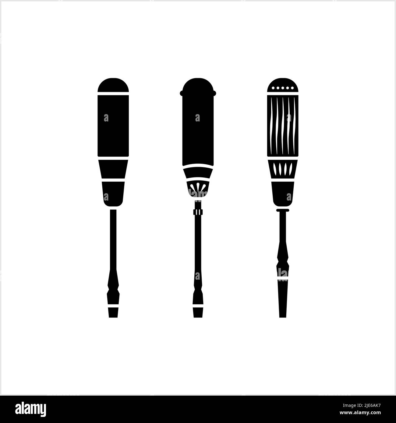 Screwdriver Icon Design, A Tool For Turning (Driving Or Removing ...
