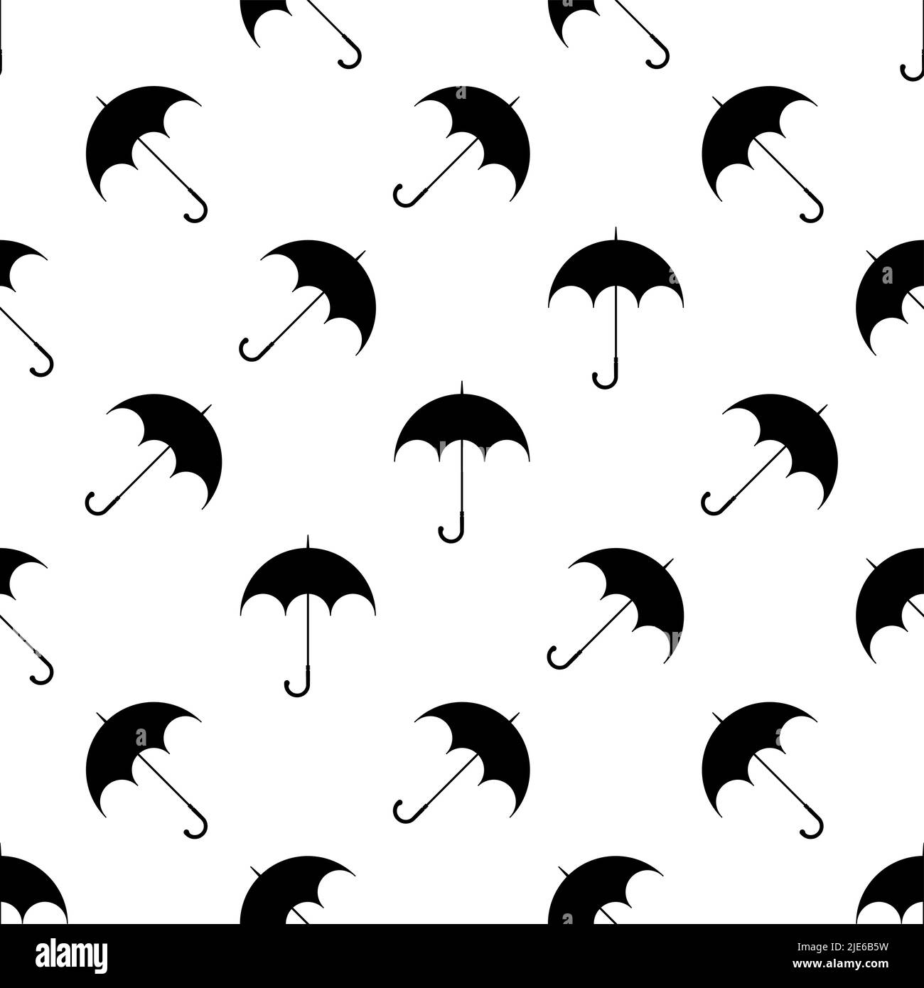 Umbrella Icon Seamless Pattern Vector Art Illustration Stock Vector ...