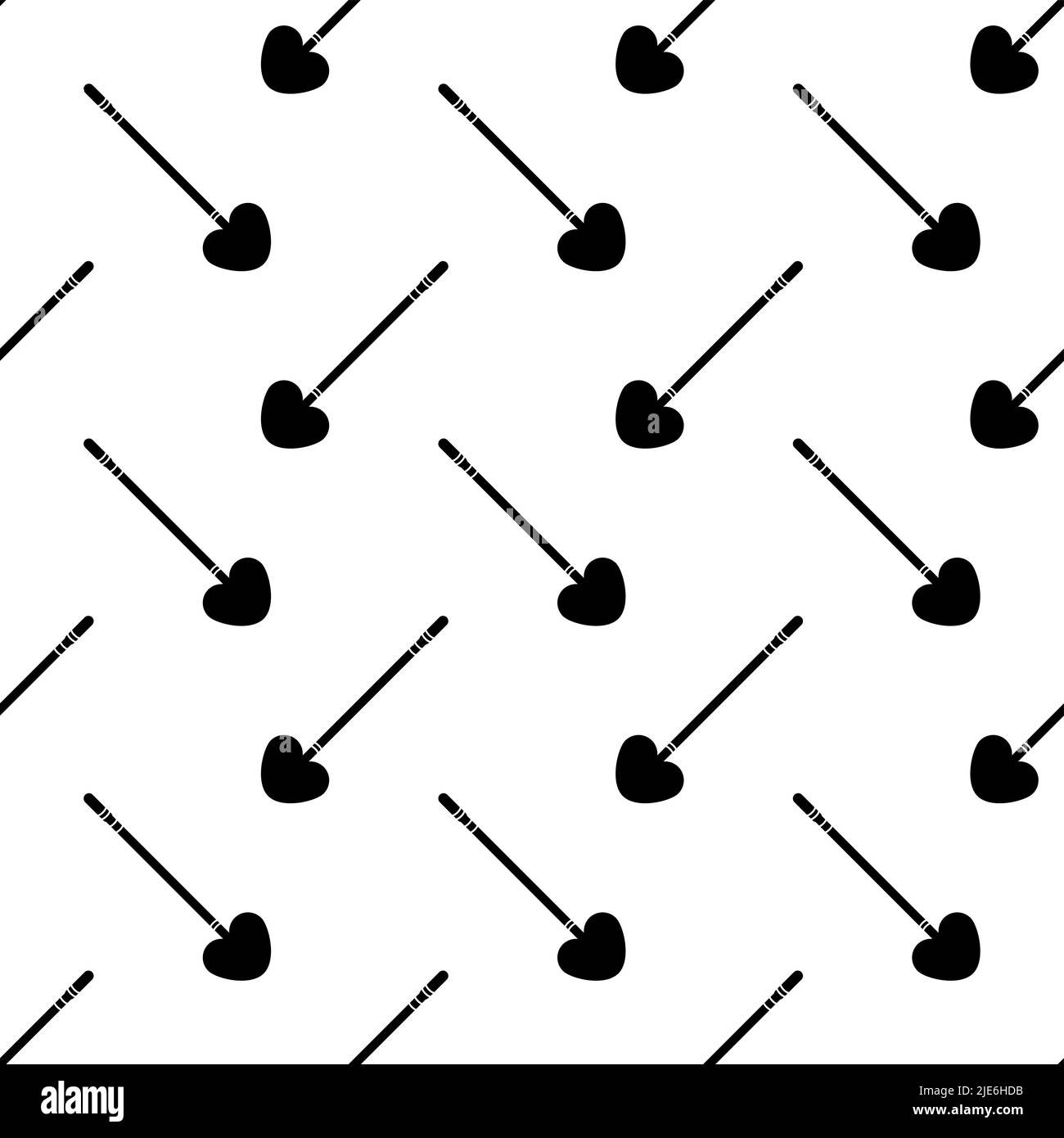 Boat Paddle Icon Seamless Pattern, Boat Paddle Vector Art Illustration ...