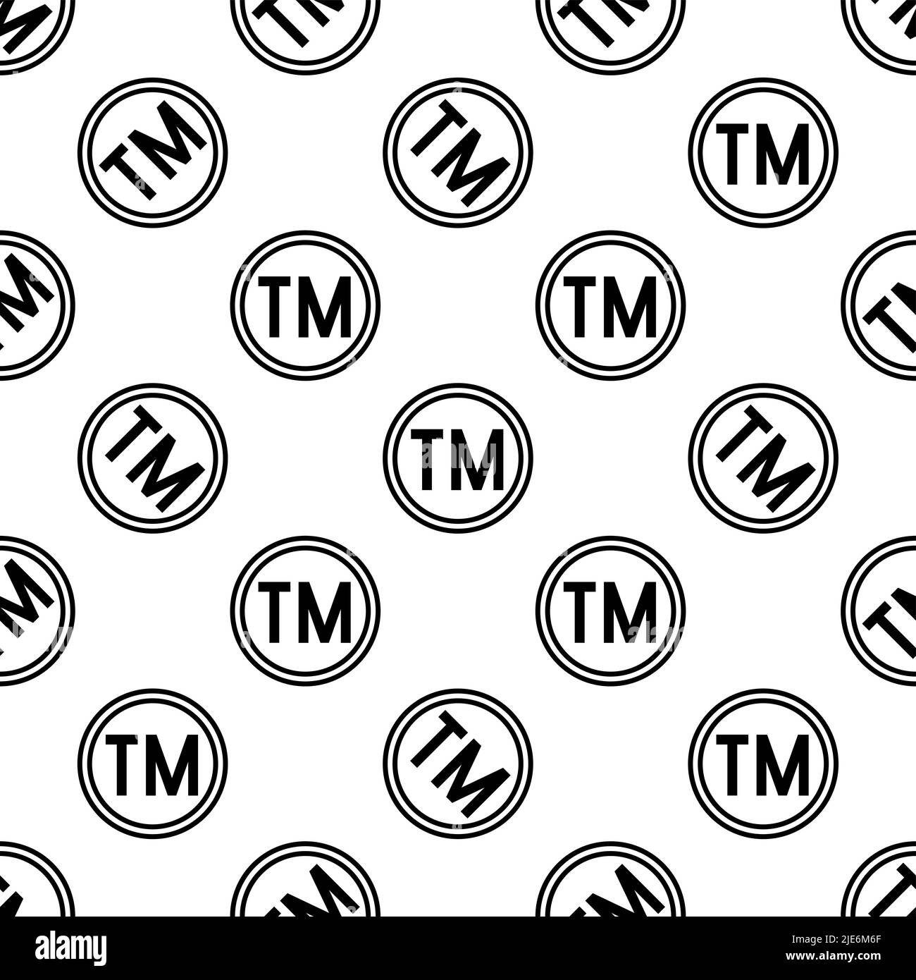 TM Trademark Symbol Icon Seamless Pattern, Tm Symbol, Unregistered Trademark Symbol Icon Vector Art Illustration Stock Vector