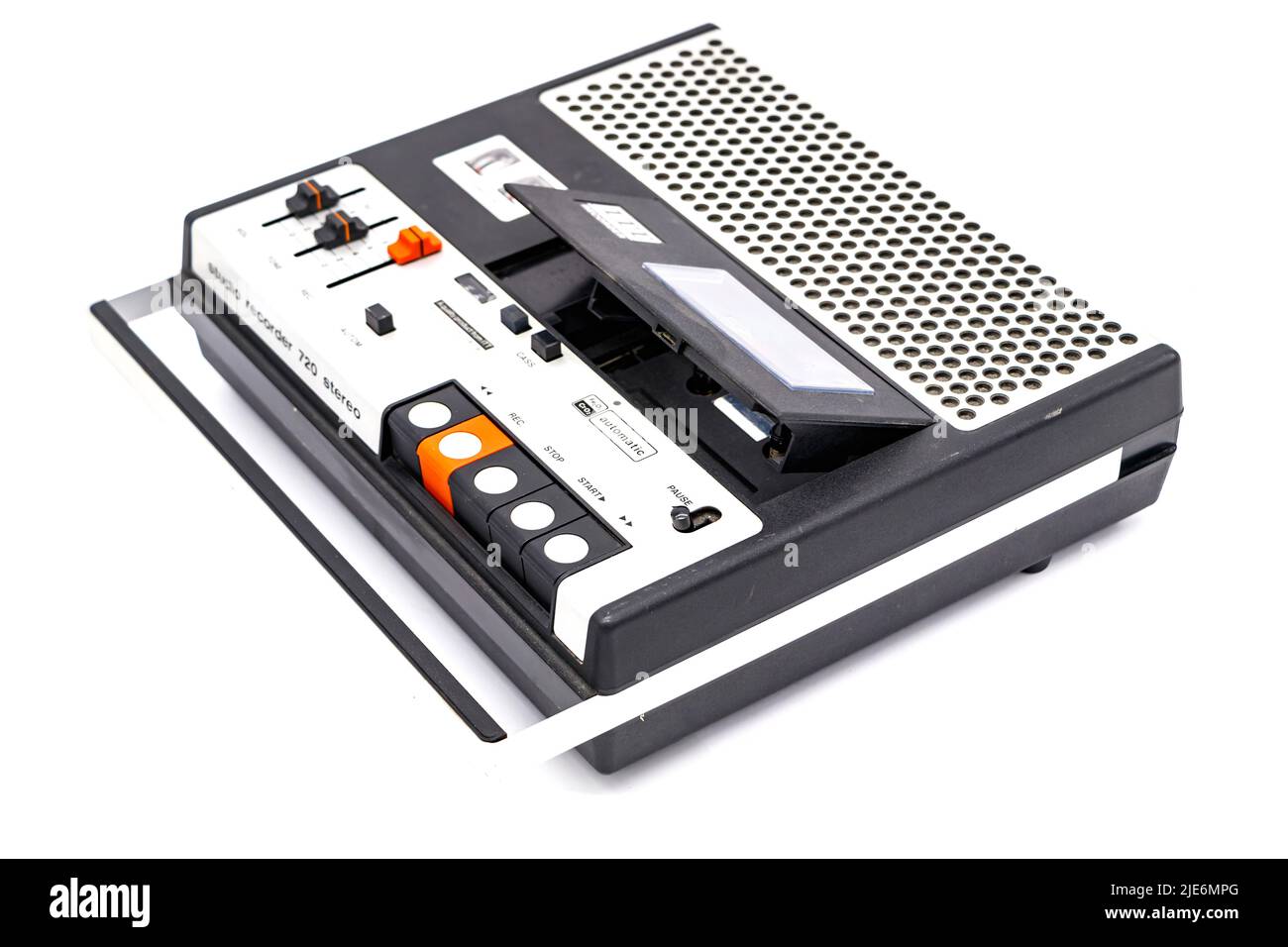 vintage ITT 720 stereo portable studio recorder Stock Photo Alamy