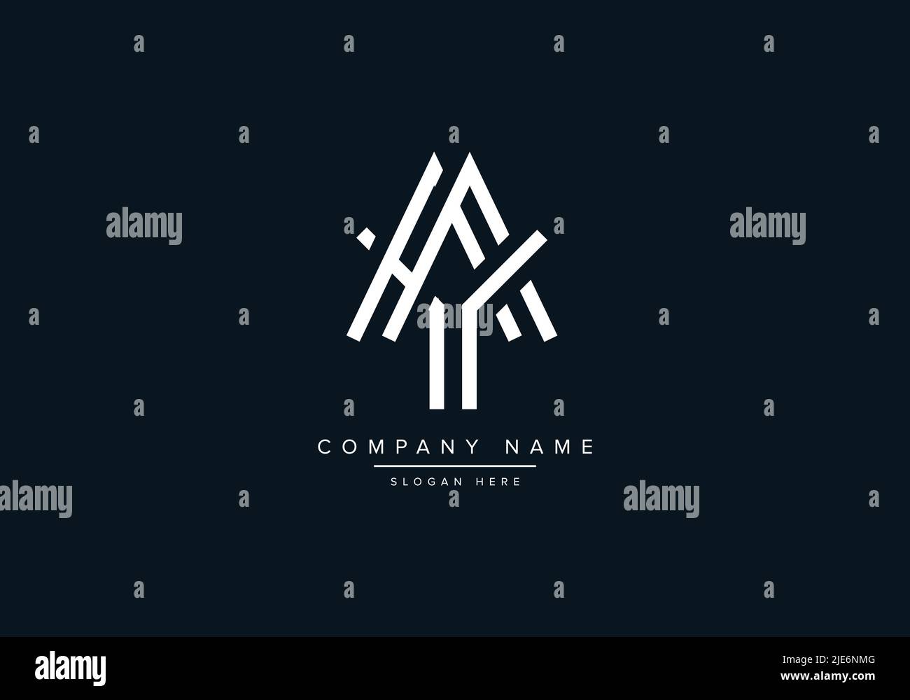 Alphabet Abstract Letter Icon Logo AY Stock Vector