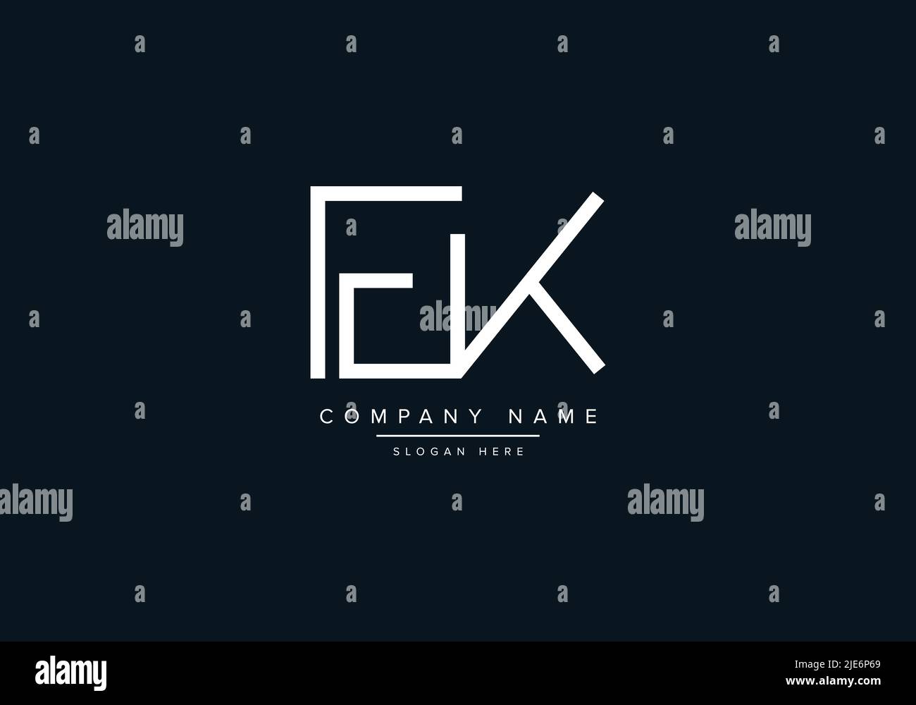 Alphabet Abstract Letter Icon Logo EK Stock Vector Image & Art - Alamy