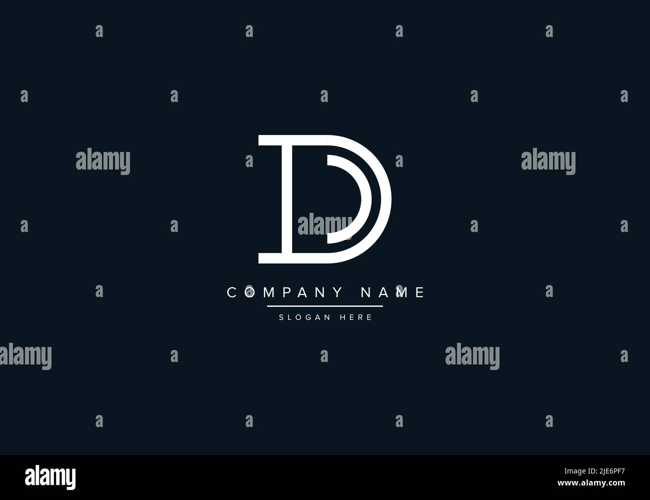 Alphabet Abstract Letter Icon Logo ID Stock Vector