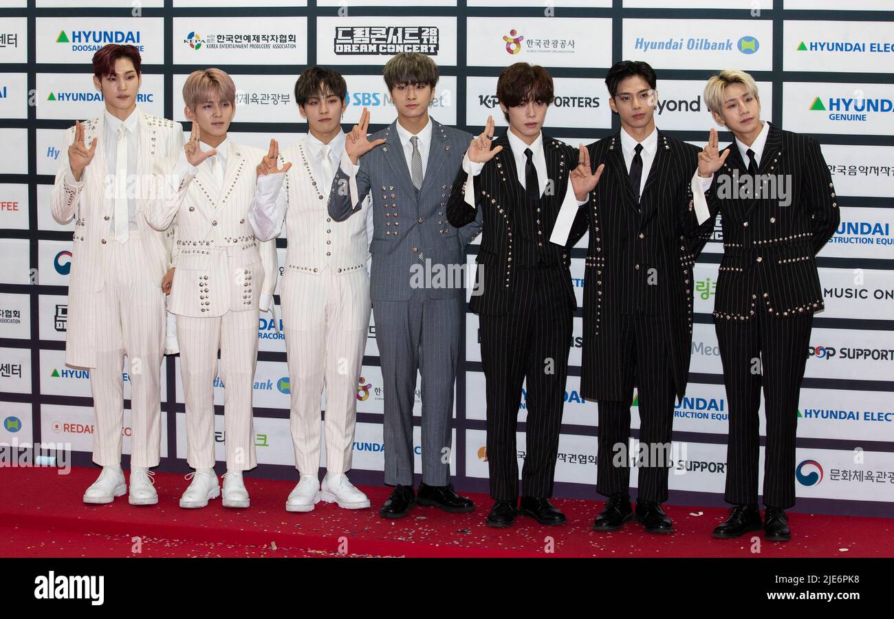 18 Jun 2022 - Seoul, South Korea : South Korean K-Pop boys band Tan