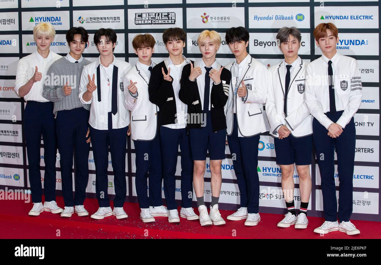 18 Jun 2022 - Seoul, South Korea : South Korean K-Pop boys band Clavity ...