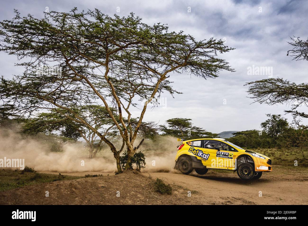 Kahn Rally Car 25 PATEL Karan (ken), KHAN Tauseef (ken), Ford Fiesta Mk II, action ...