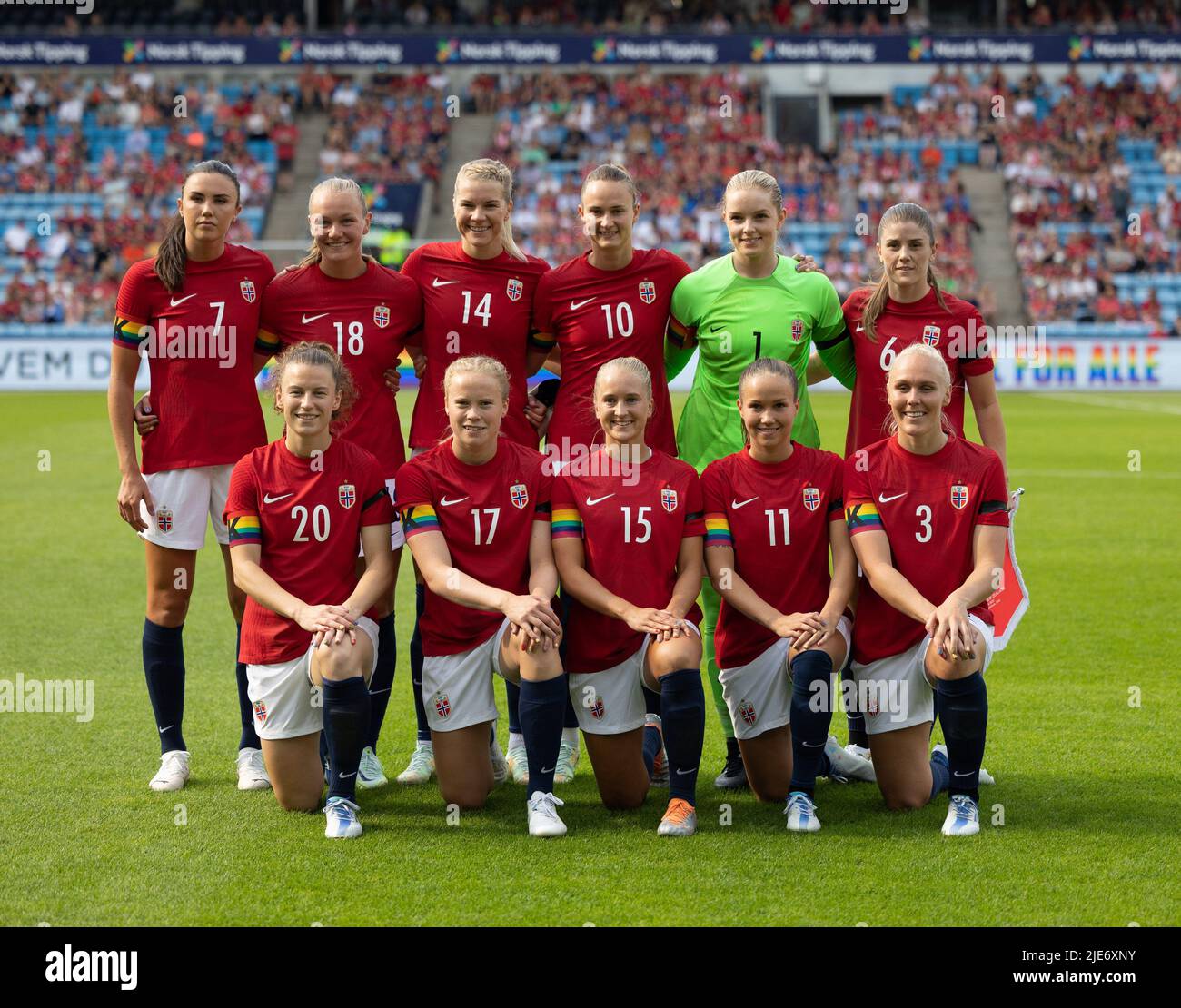 Oslo, Norway. 25th June, 2022. xx at the International friendly game  between Norway and New Zealand at Ullevaal stadium in Oslo, Norway Ane  Frosaker/SPP Credit: SPP Sport Press Photo. /Alamy Live News