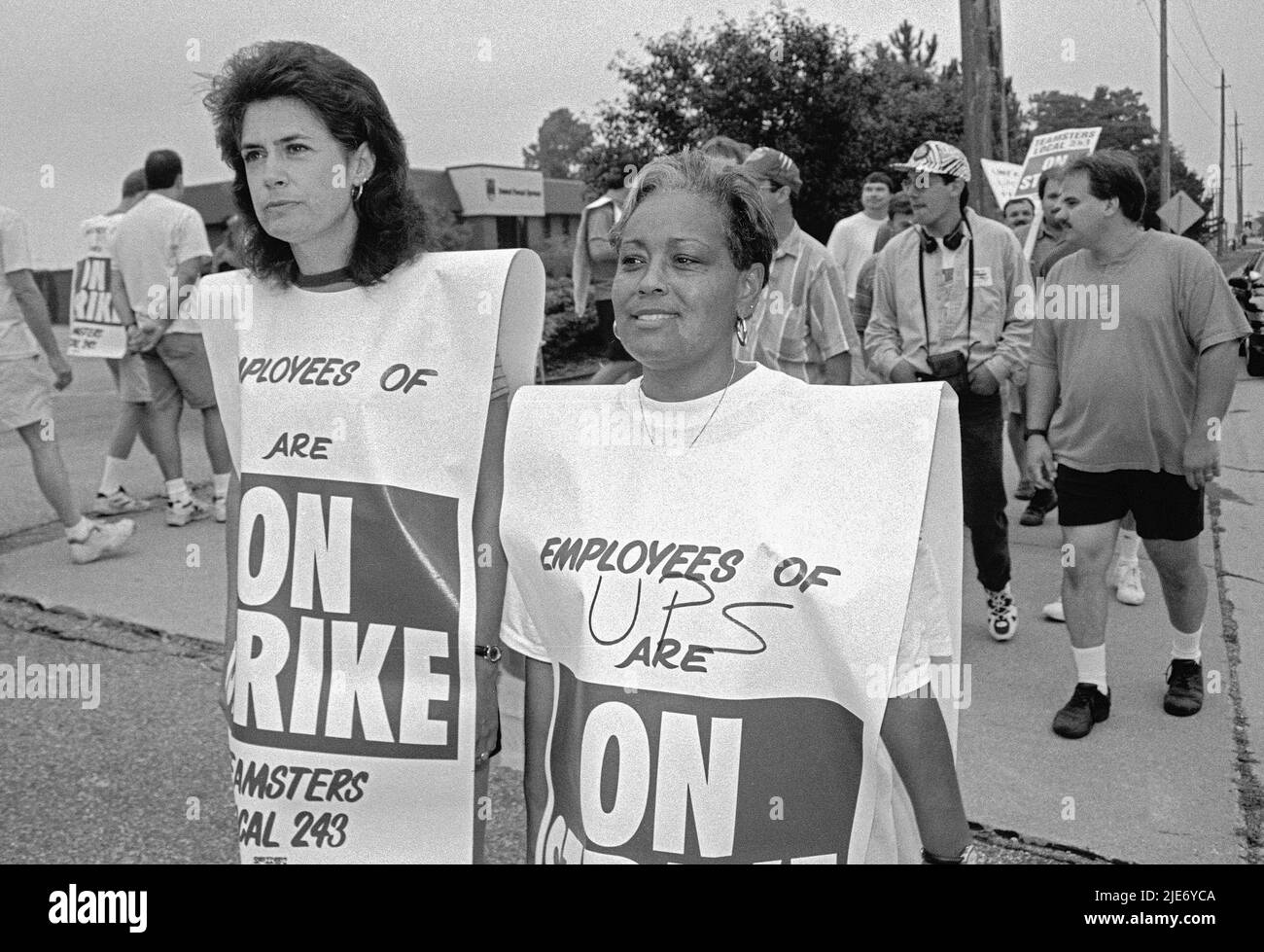 1997 ups strike Black and White Stock Photos & Images Alamy