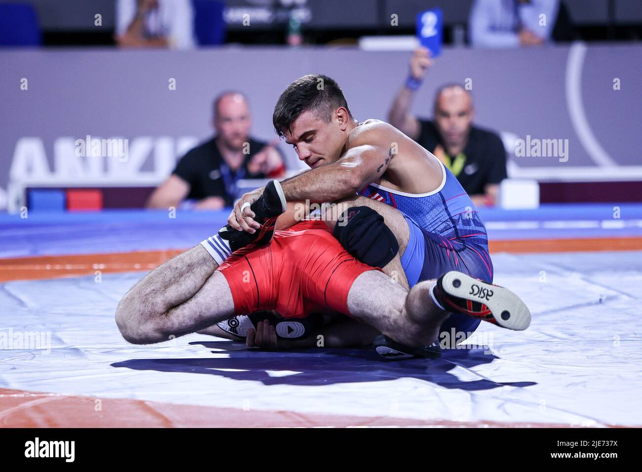 Sebastian Rivera (PUR) FF 65kg during the Wrestling 2022 Ranking Series