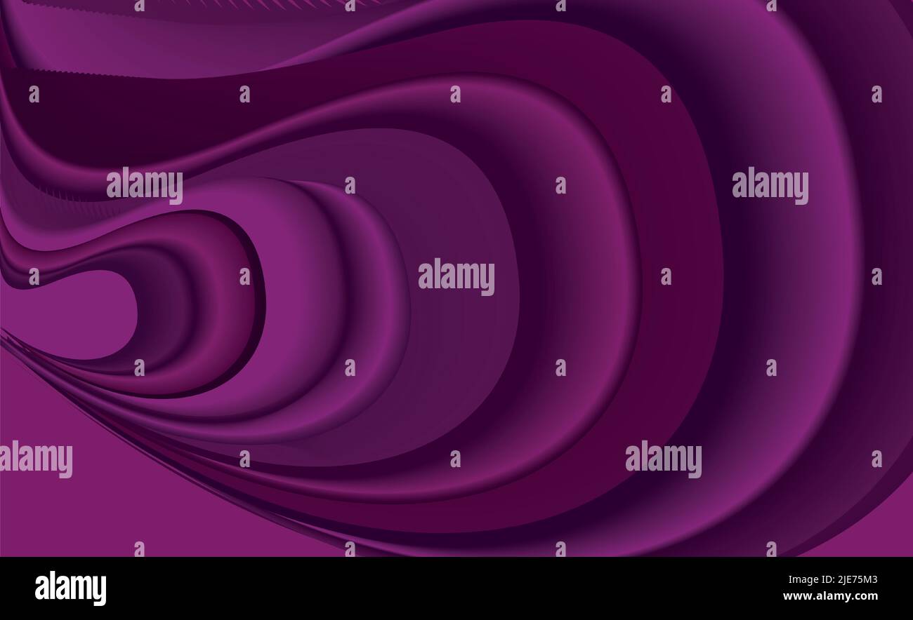 Purple curve background vector with black dark space for text and message design Stock Vector