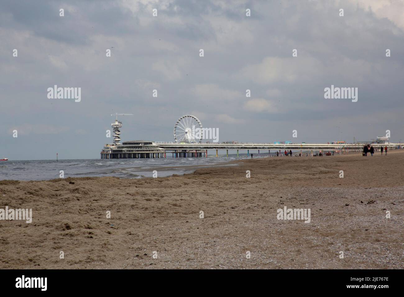 The Scheveningen Pier In The Hague. Netherlands. Stock Photo, Picture and  Royalty Free Image. Image 133169817.