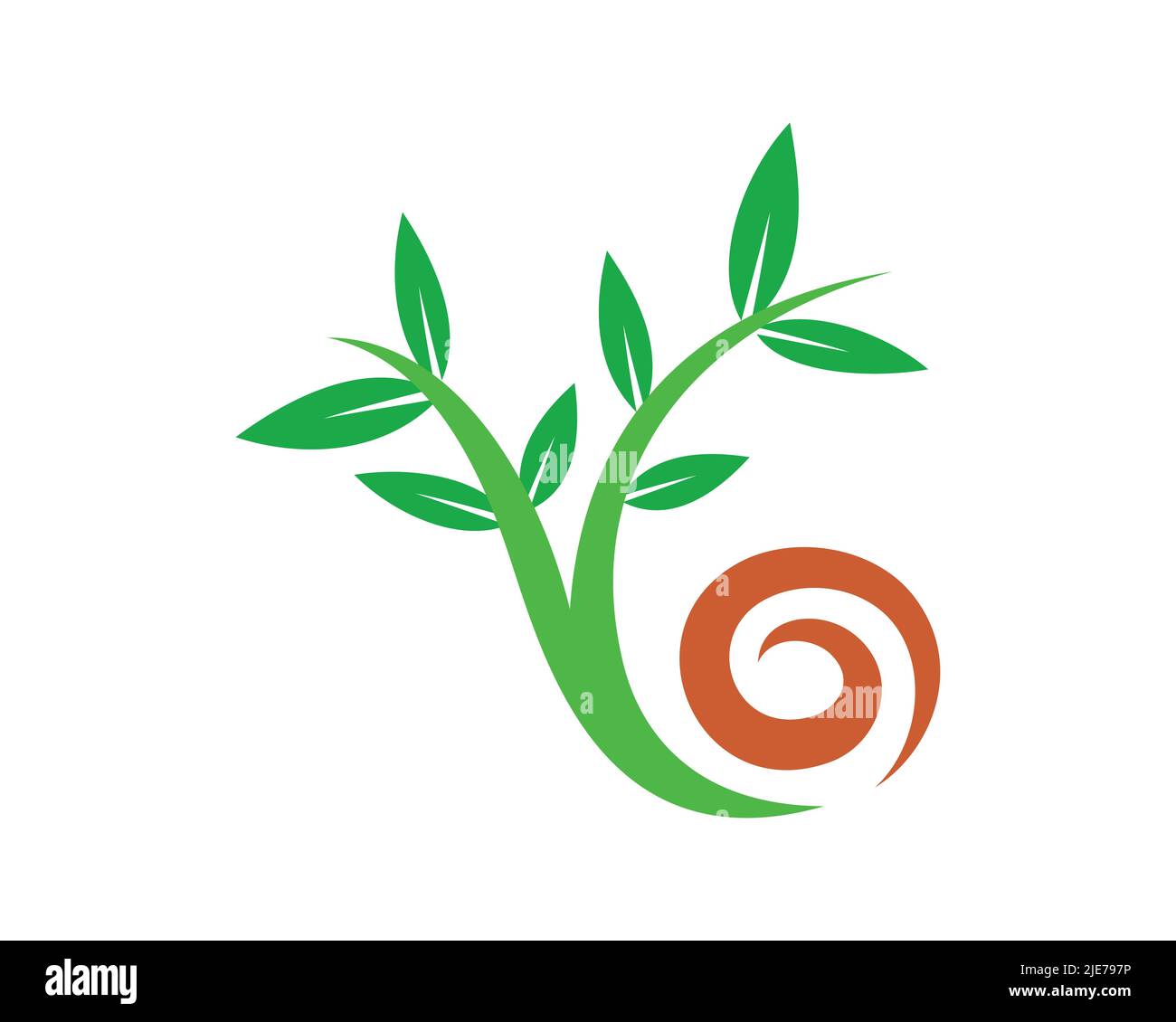 Plant and Lawncare Illustration visualized with Simple Touch Stock Vector