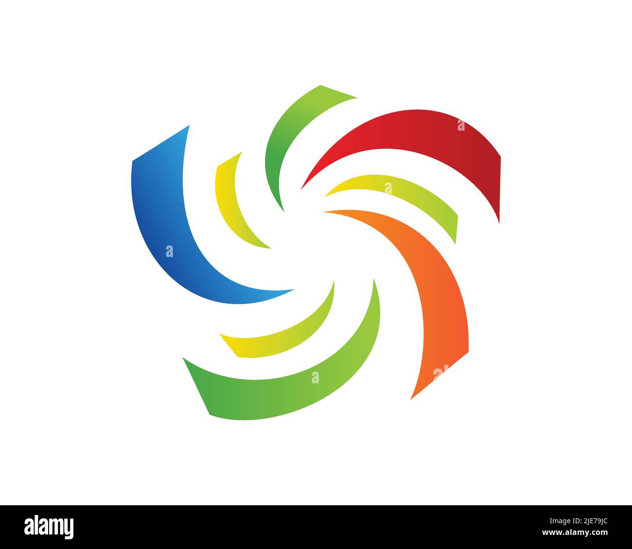 Simple and Creative Abstract Swirl Stock Vector