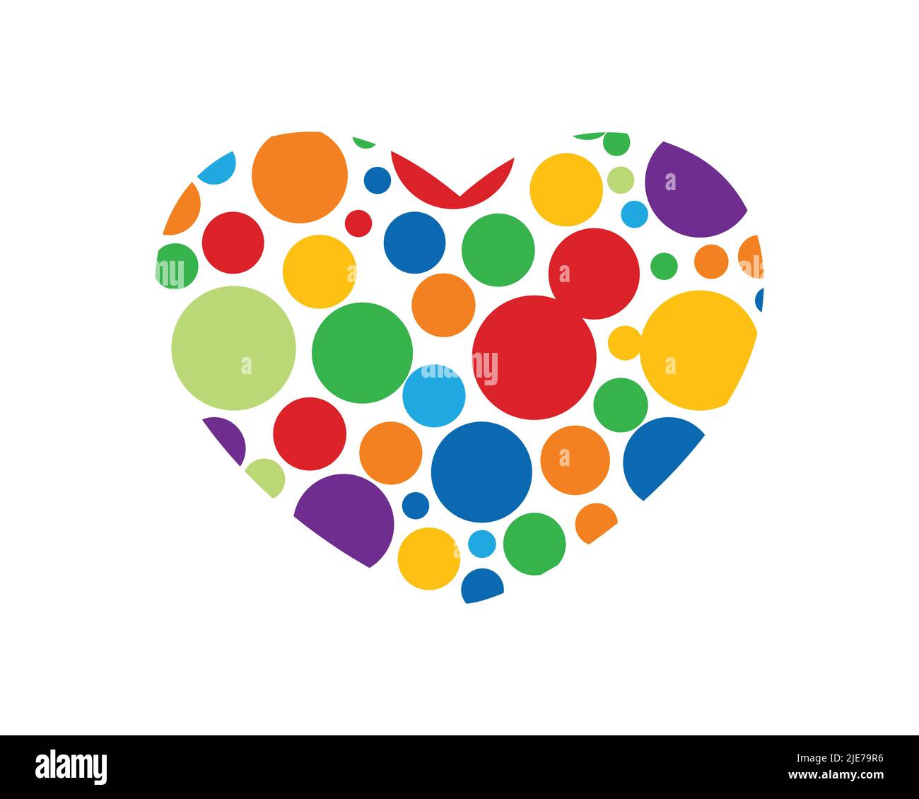 Love combined with Circles Illustration Stock Vector Image & Art Alamy