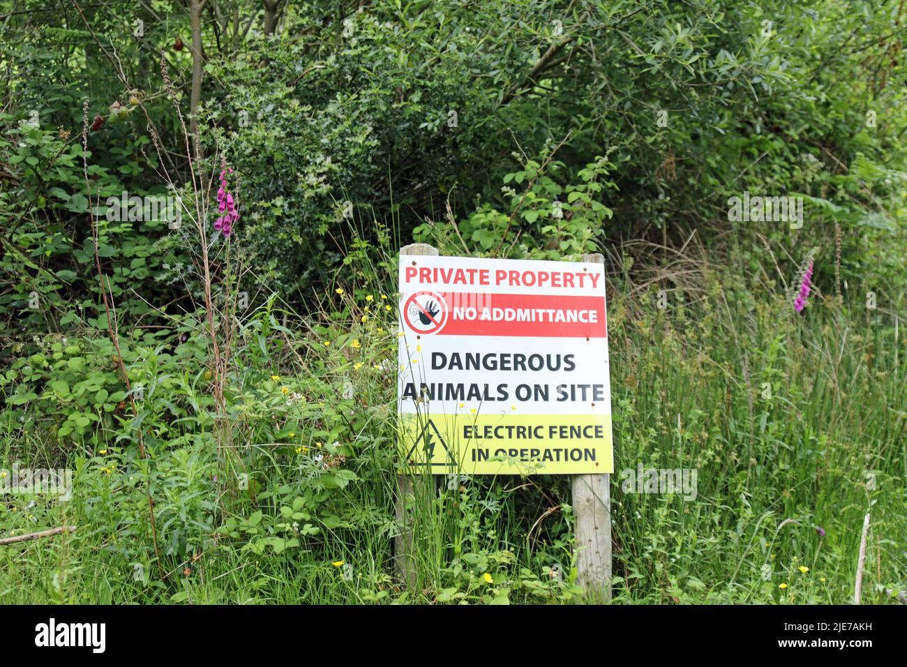 Misspelt sign in Ireland Stock Photo