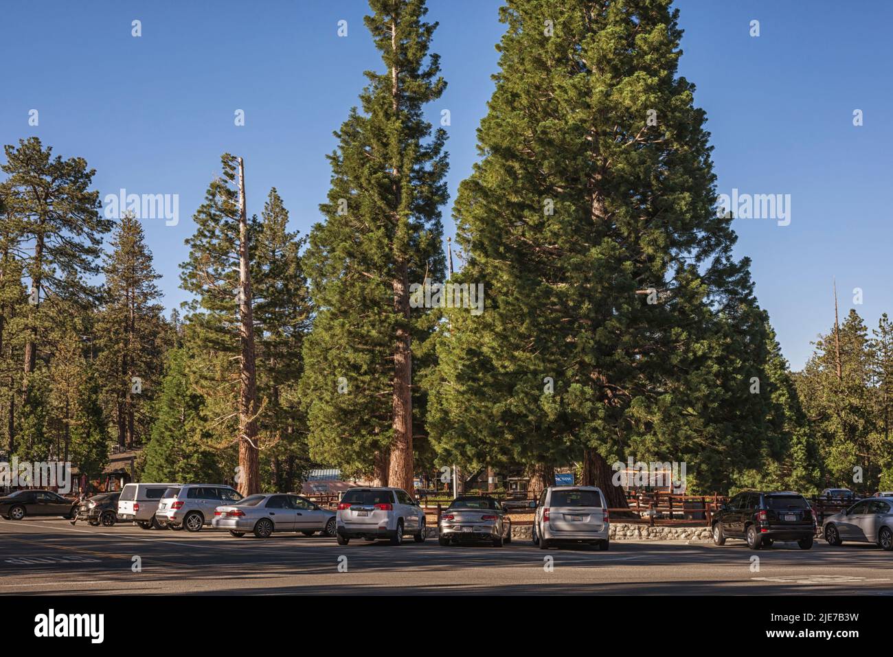 The center of town in Idyllwild, California, USA. Stock Photo