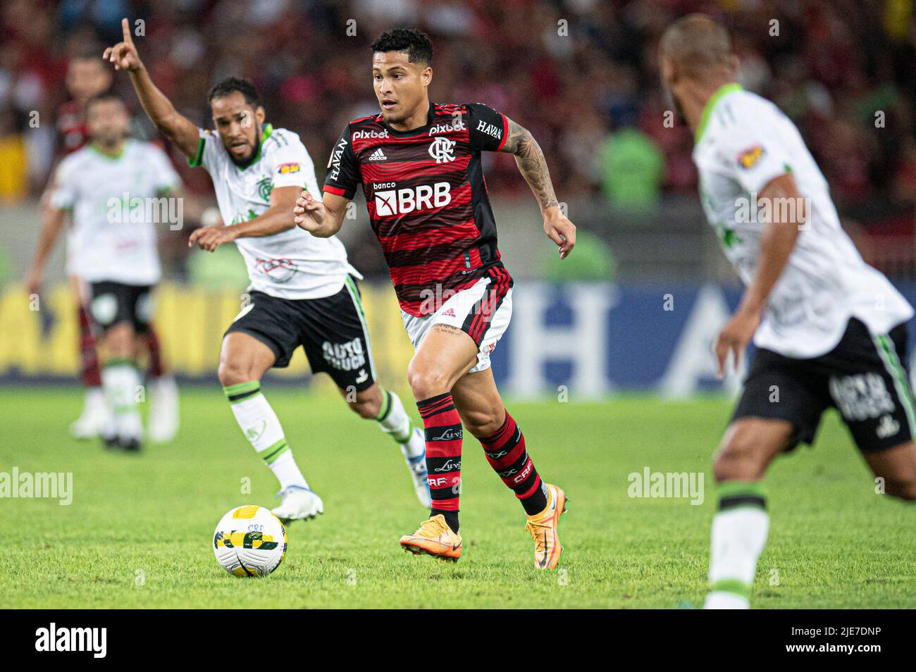 Rj - Rio De Janeiro - 06 25 2022 - Brazilian A 2022, Flamengo X America 