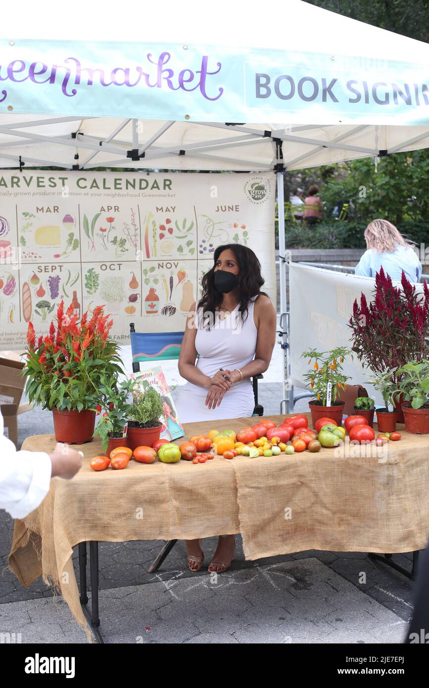 Padma Lakshmi book signing for her book Tomatoes for Neela Held at