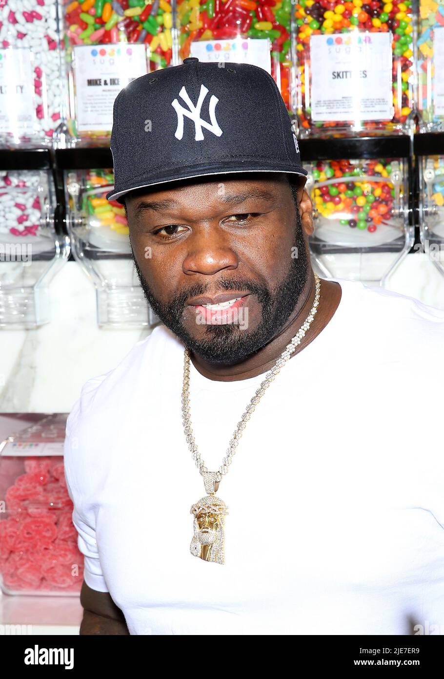 50 Cent Unveils Candy Shop Goblet at New Sugar Factory Las Vegas at ...