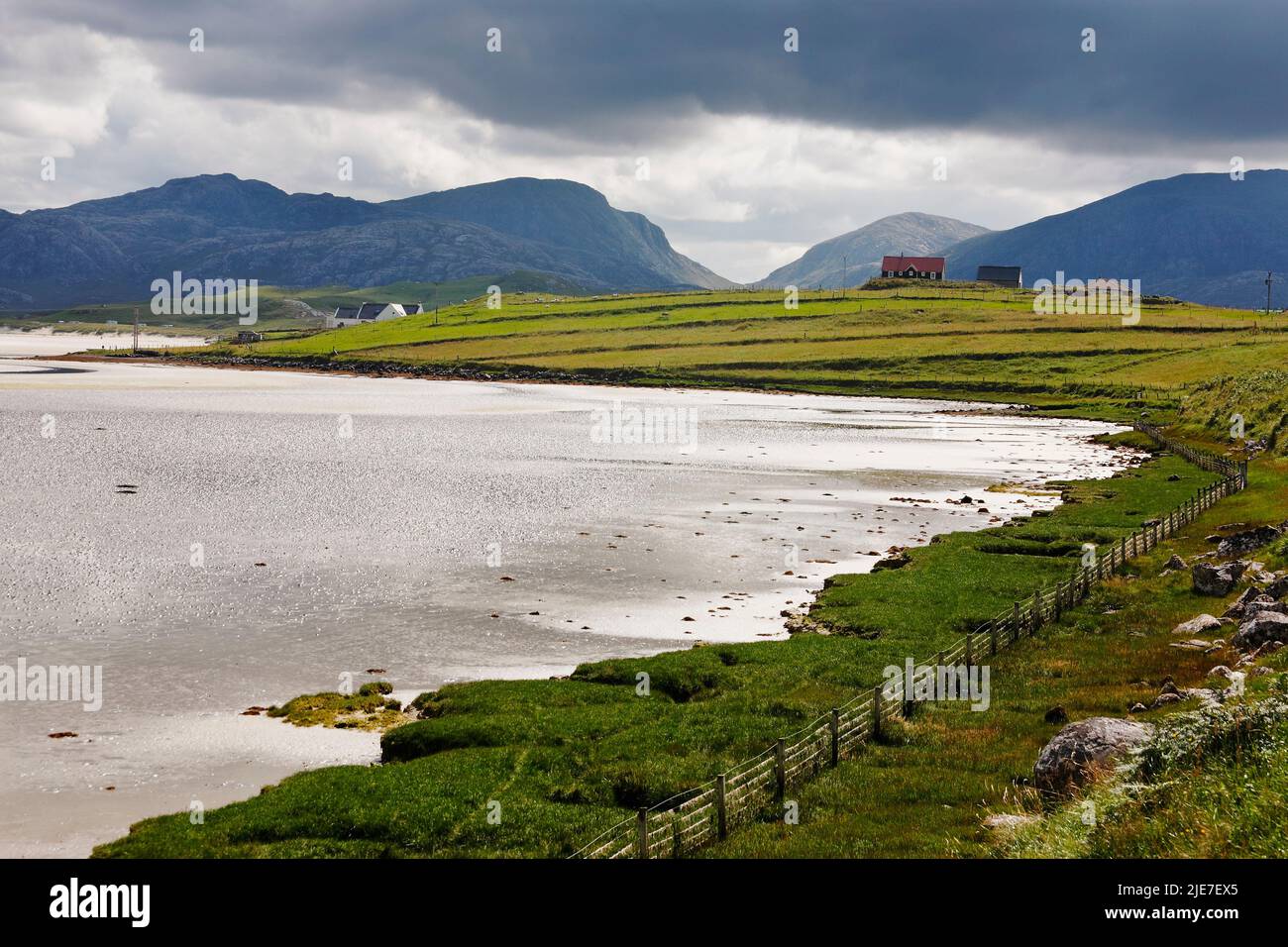 Ardroil bay in Uig on Isle of Lewis Stock Photo