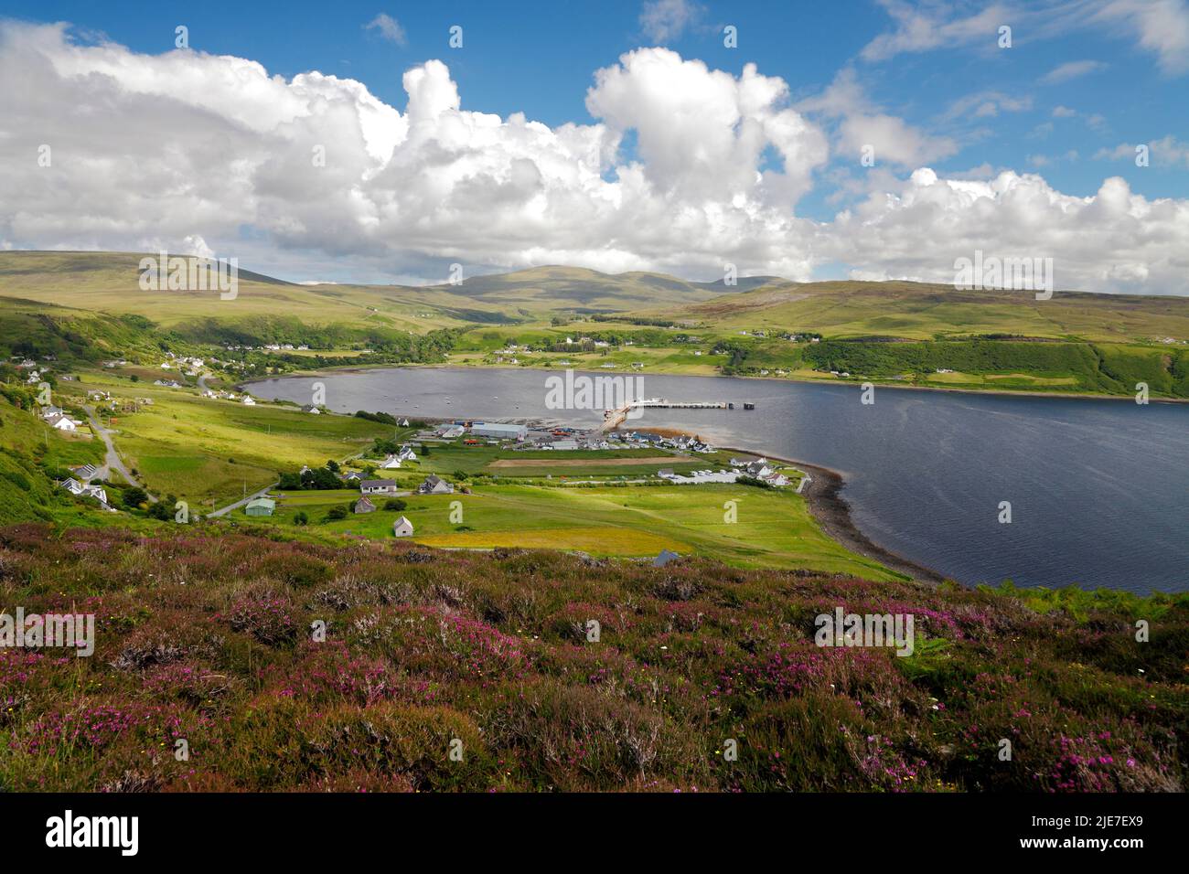 Uig on Isle Of Skye Scotland UK Stock Photo