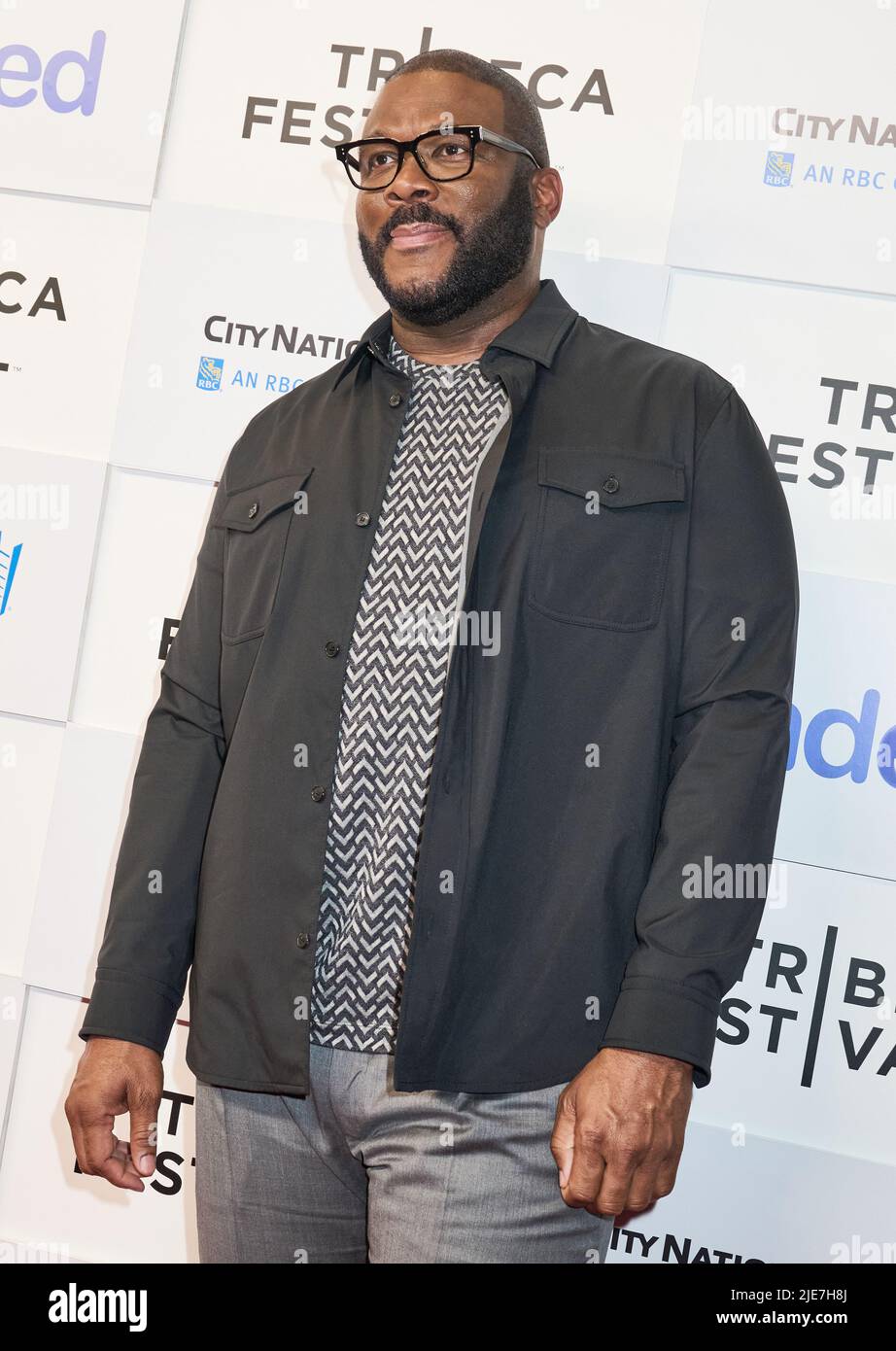 NEW YORK, NY, USA JUNE 13, 2022 Tyler Perry attends the Tribeca