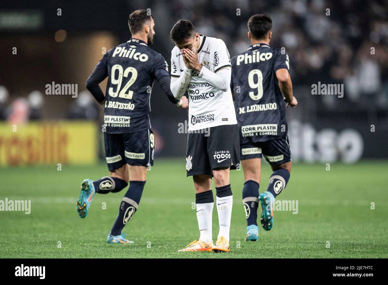 Sao Paulo Sp 25 06 22 Corinthians X Santos Mantuan During The Game Between Corinthians And Santos Held At Neo Quimica Arena In Sao Paulo Sp The Match Is Valid For The